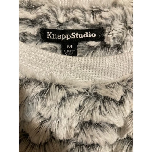 Gray FUZZY Sweater - Knapp Studio - Size Medium - Picture 8 of 8